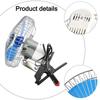Metal Car Fan Silent Strong Wind Cooling V V Rust Resistance
