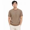 Limid Men S High Weight Ribbed Round Knit Short Sleeve 5n tSh Moire