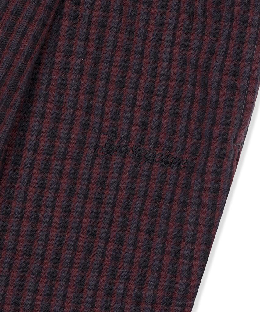 YESEYESEE Flannel Easy Shorts Black