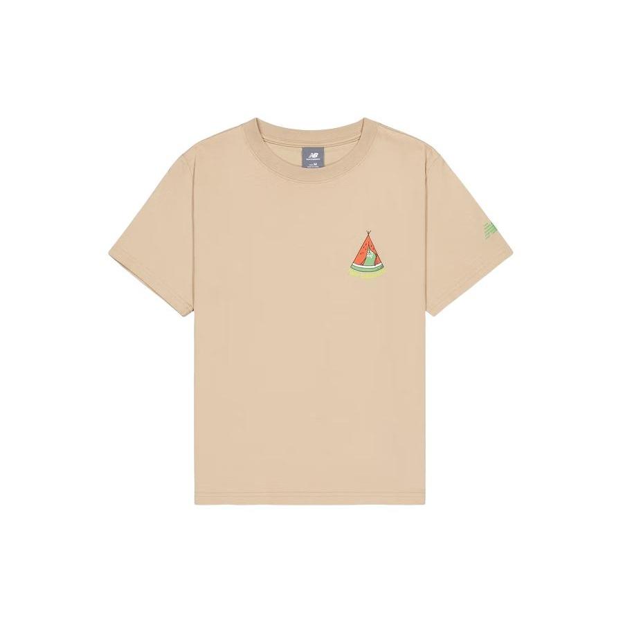 (WMNS) New Balance Cartoon Short Sleeve T-Shirt Asia Sizing  Pink  Women s AWT41333-INC L
