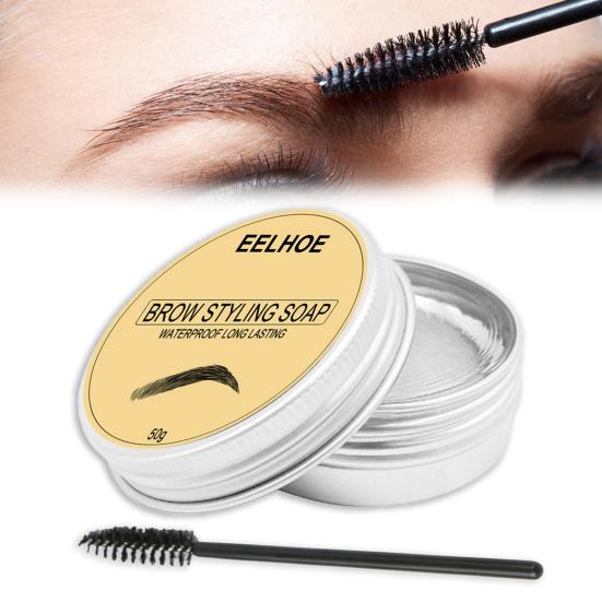 20g/30g/50g Eyebrow Cream Transparent Portable Colorless 3D Brow Styling Soap for Female