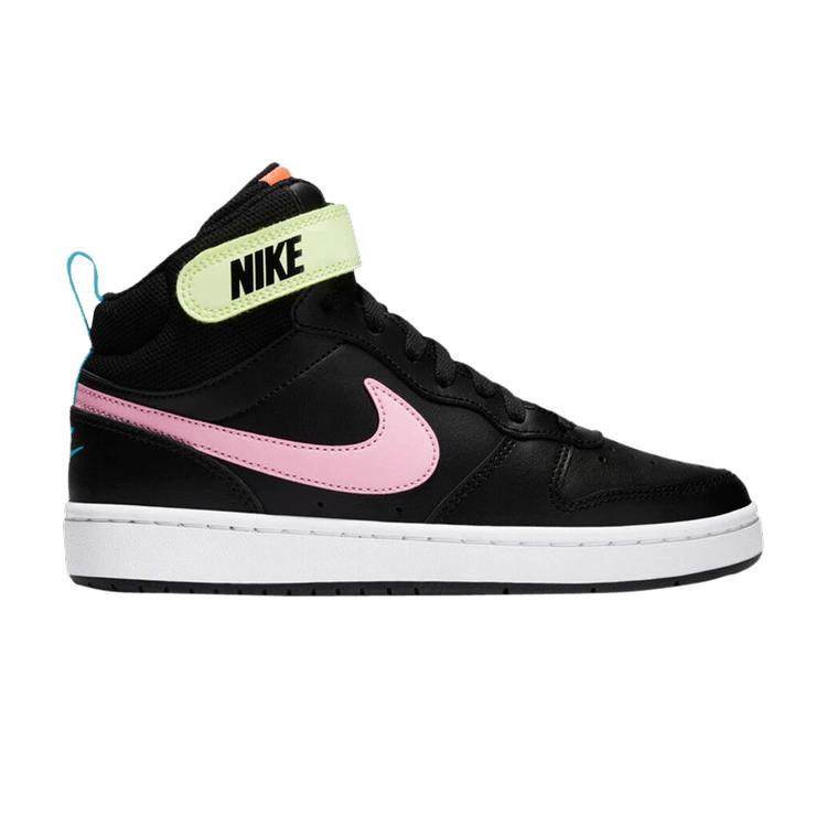 

Nike Court Borough Mid 2 GS Black Pink Blue Fury Kids Sneakers CD7782-002