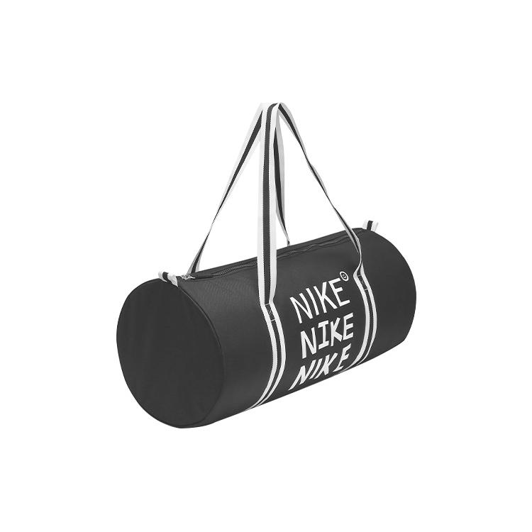 New Nike Heritage Polyester Portable One Shoulder Crossbody Gym Bag Tubas Men's Black DQ5735-010