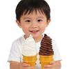2Pcs Simulated Ice Cream Artificial Lifelike Ice Cream Fake Ice Cream Food Model Party Decor Sample Display Photography Props