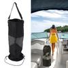Boat Trash Bag Nylon Mesh Reusable Portable Boat Garbage Container with Lanyard for Outdoor Seaside