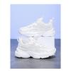 Kids White Mesh Running Shoes With Rotating Buckle Breathable Lightweight Sneakers Boys Girls Daily Wear