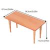 1/12 Dollhouse Simulation Miniature Dining Table Model Doll Home Bar Table Furniture Decor Toy Dolls House Micro Scene Decor
