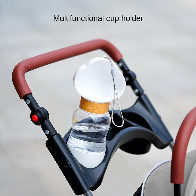 Pet Cart Dog Cat Lightweight Foldable Outdoor Pet Cart Small Dog Cart Detachable Carrying Basket