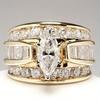 A Stylish And Exquisite Women's Anniversary Ring Set With Zirconia, A Wide-faced Engagement Ring For Women, Perfect For Engagement, Wedding, Banquet,