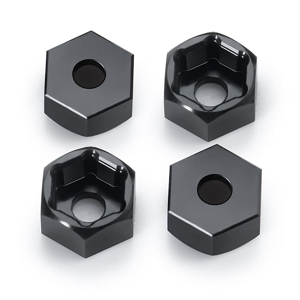 TRZX 4pcs Wheel Hub Hex Adapters, 5mm to 7mm Combiner Upgrade Parts for WPL D12 1/10 RC Model Truck