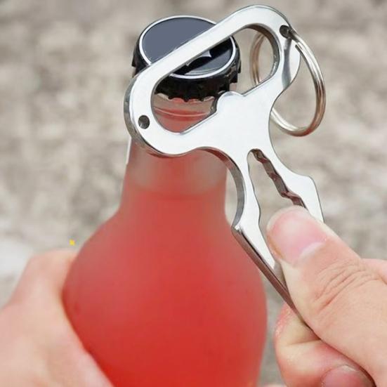 1/2/3ks Ruční klíč Přívěsek na klíče s otvírákem na láhve Kompaktní design Přenosný Osobní Venkovní