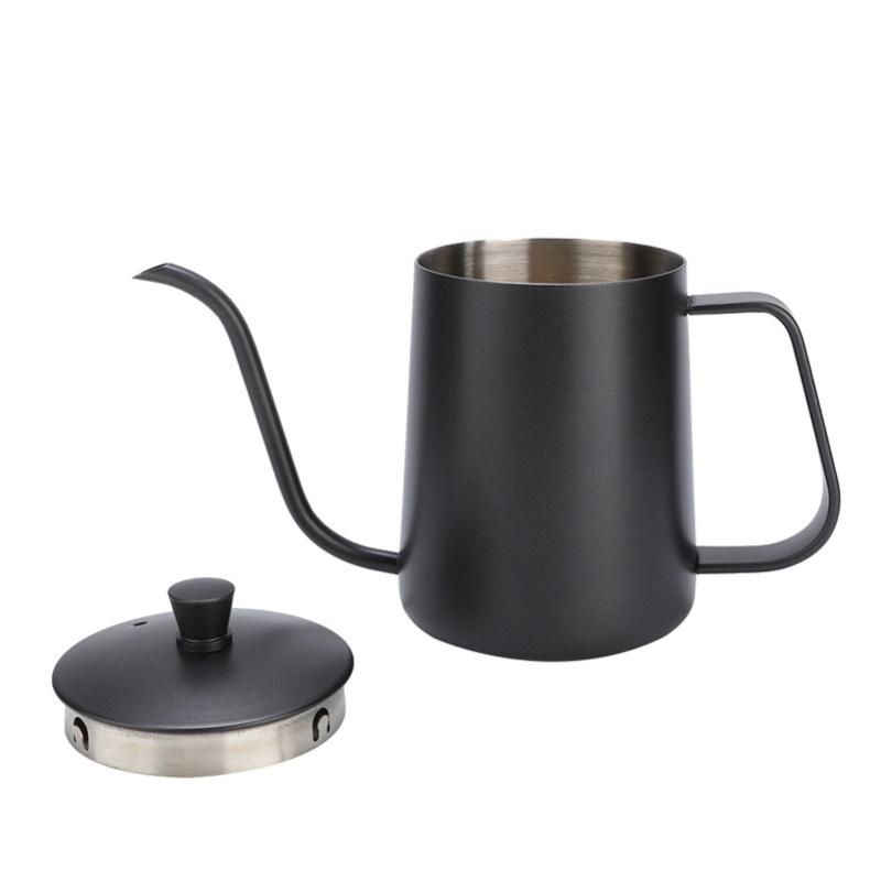 Stainless Steel Gooseneck Tea Kettle Pour Over Coffee Long Narrow Spout Drip Pot