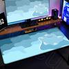 Mousepad Locking Edge Rubber Desk Mat PC Accessories XXL Pokemon Ditto 90x40cm Carpet Computer Washable Office Game Keyboard Rug