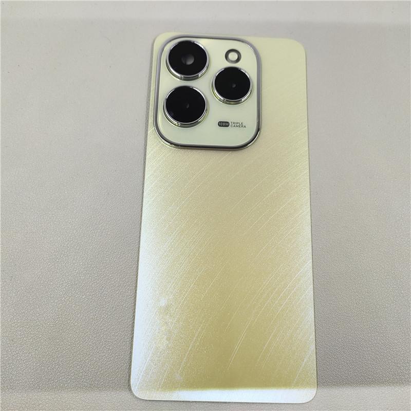 10Pcs/lot Battery Back Cover For Infinix Hot 40 Pro Rear Door Housing With Adhesive Sticker Repair Parts