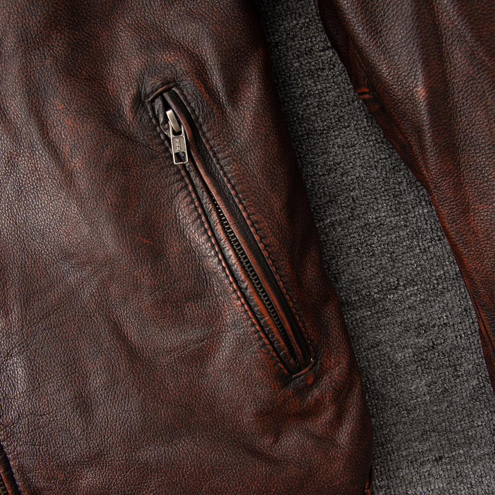 Men Leather Jacket Slim Fit Short Genuine Cow Jackets Men's Cowhide Coat Biker Style Sheepskin Clothes Spring Autumn