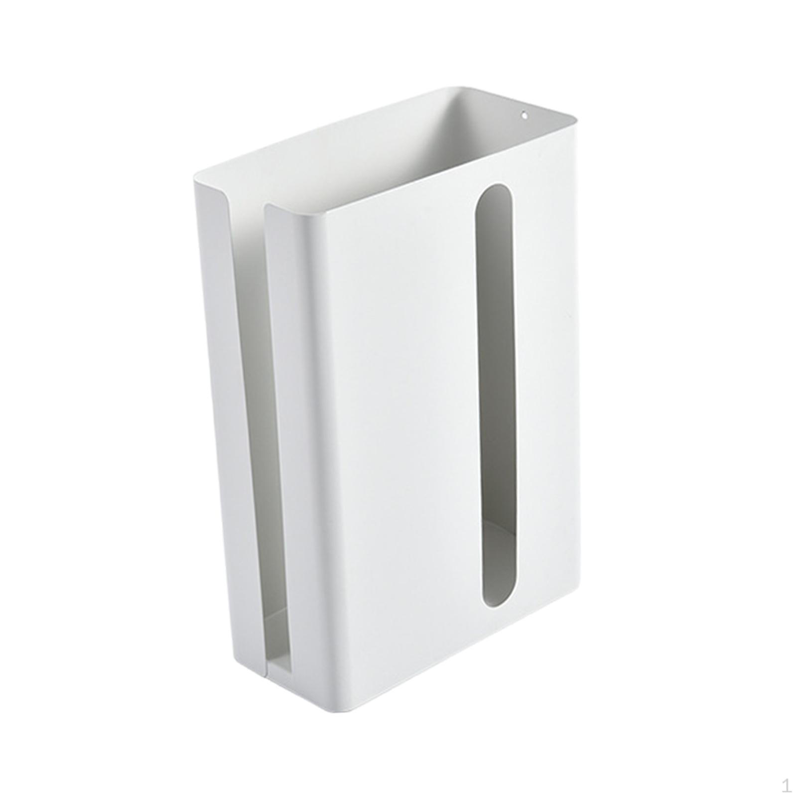 

Магнитный всасывающий держатель пластикового пакета, бытовой кухонный диспенсер для продуктов белый