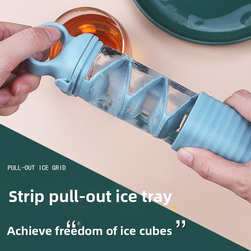 Reusable Cube Trays Silicone Mold Creative Ice Maker for Cocktails Home Kitchen DIY Ice Cubes BPA Free Durable Ice Block Maker
