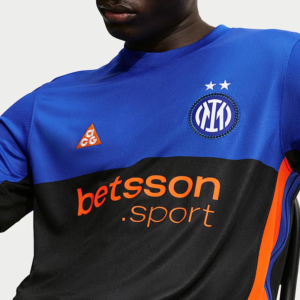 Nike × Inter Milan ACG Series SE 2026 Season Fan Version Dri-FIT Quick-Dry Crew Neck Short Sleeve Football Shirt Men Tops IM6998-413