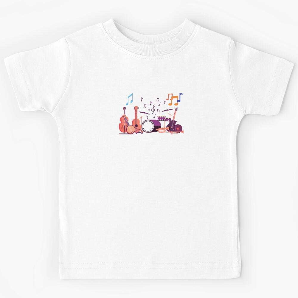 Music with design Kids T-Shirt 150
