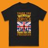 Thank You For Your Service Mens T-Shirt Womens Tops Tees