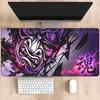 Anime Ghost Face Cartoon Nonslip Base Mouse Pad Hd Printing Samurai Devil Mask Gaming Mousepad Office Overlock Esports Desk Mat