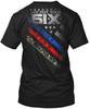 Polizei Feuerwehr Militär Wir haben deinen Rücken Nicht 6ix Militär T-Shirt Hergestellt in den USA S-5XL