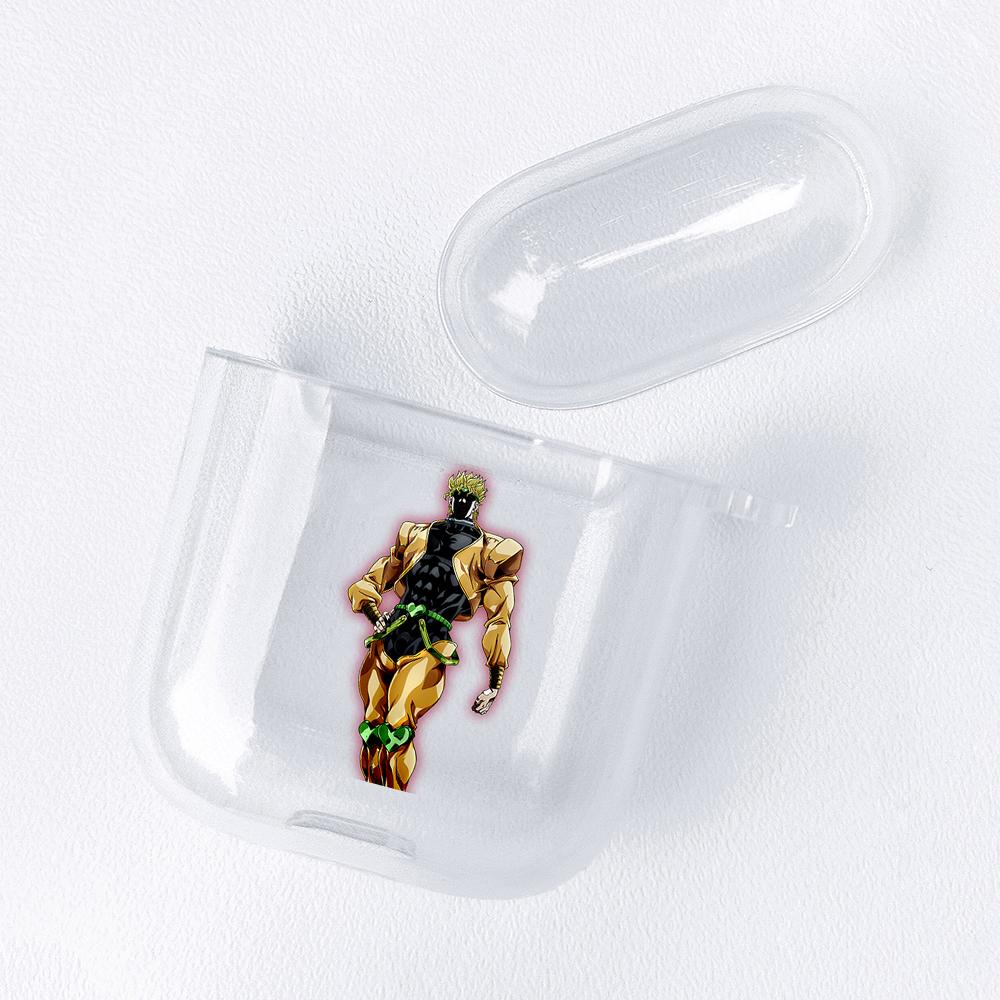 Anime Manga JoJos Bizarre Adventure Soft TPU Case for AirPods 3 2 1 Pro Cute Transparent Airpod Pro Airpod Cases Luxury