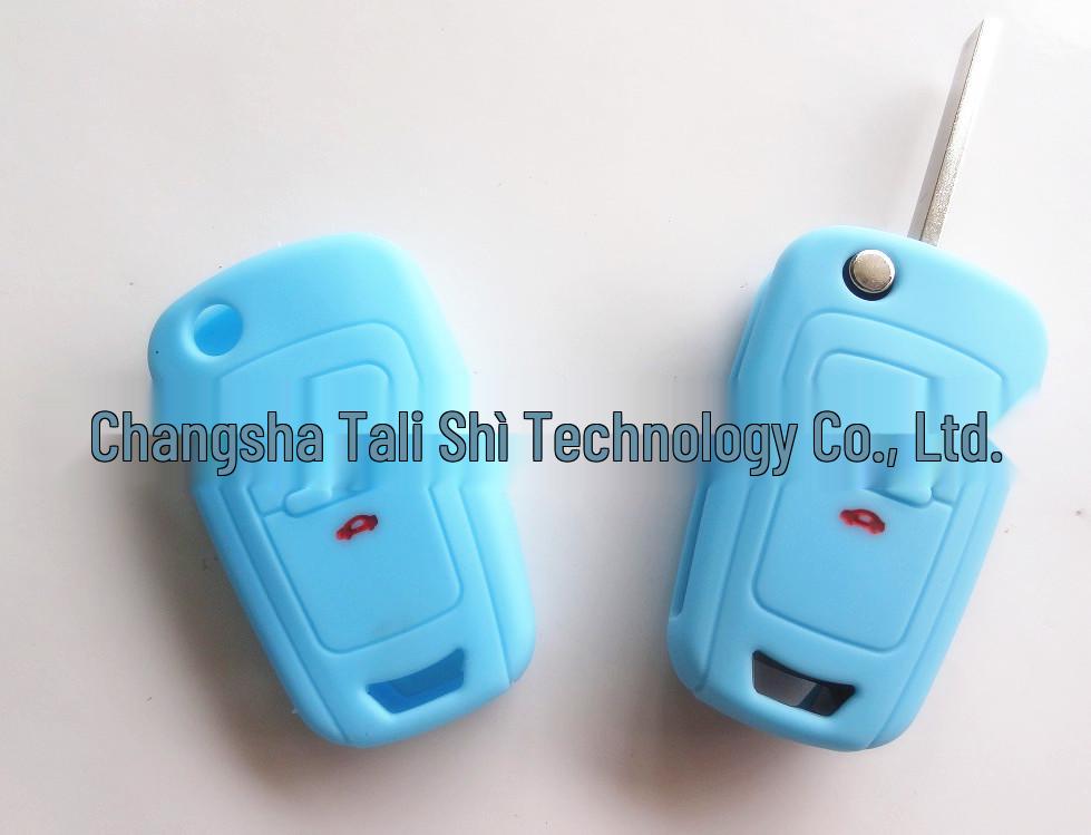 Silicone Key Cover for 3-Button Chevrolet Remote - Multi-Color Protective Shell.