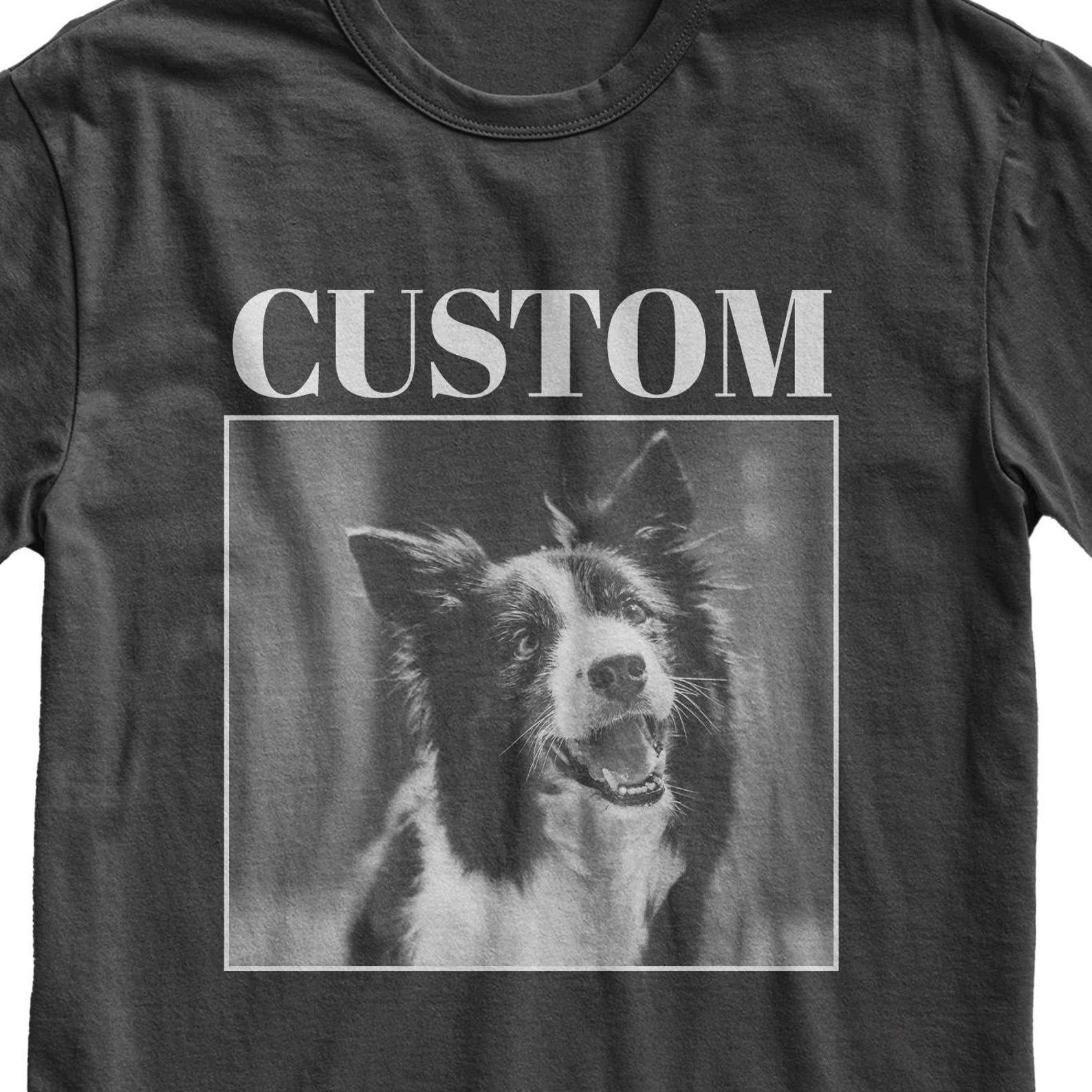 Personalized Custom Pet Photo T-Shirt 3XL