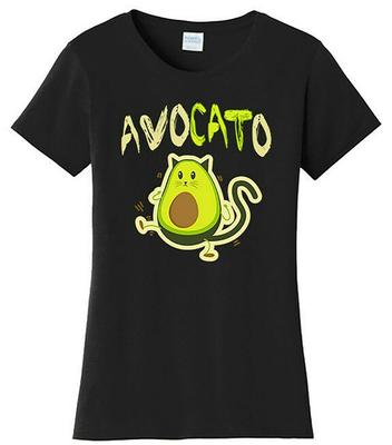 Lustige Avocato Katze Avocado Avogato Humor College T-Shirt Unisex T-shirts