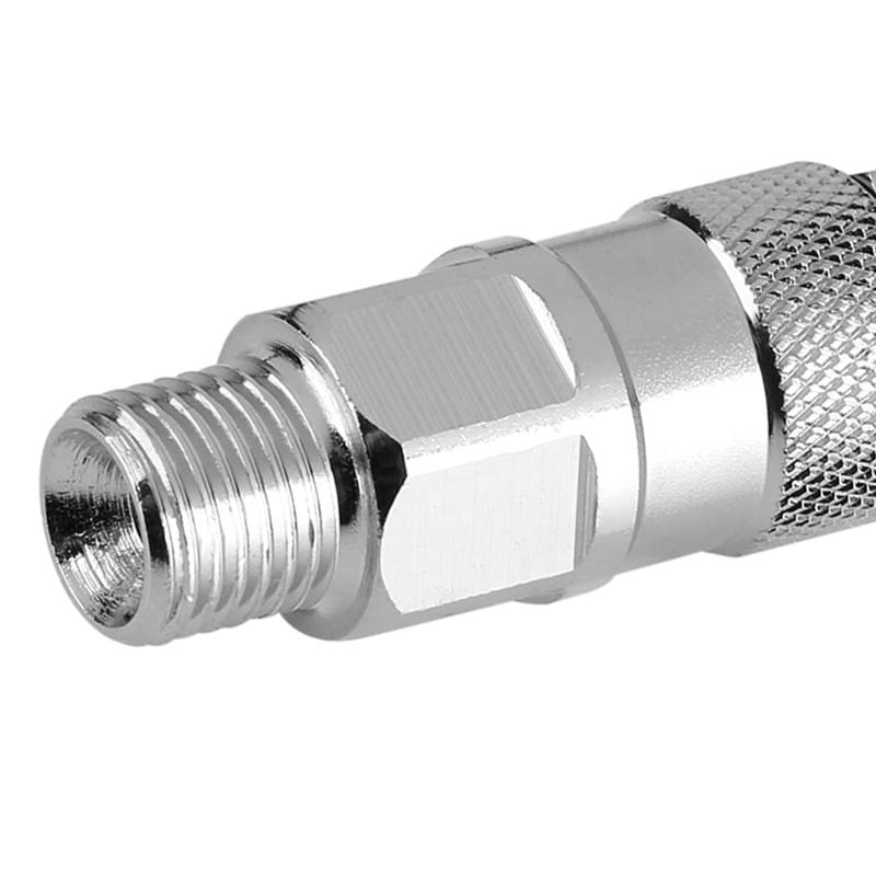 1/4-Inch Airless High Pressure Spray Hose Swivel Joint Suitable For Paint Sprayer Stainless Steel Tool Parts Accessories