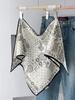 Foulard Estivo Grande a Triangolo Retrò: Foulard e Fascia per Fianchi Versatili da Donna in Stile Coreano
