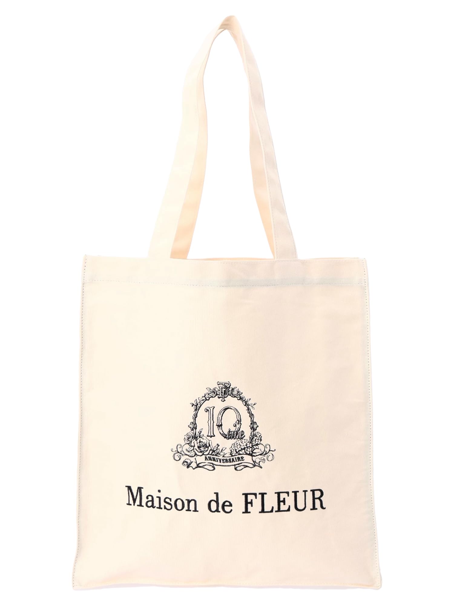 

de Tote Bag EC Limited 10eme Anniversaire Square Tote Black [Maison Fleur] Женская