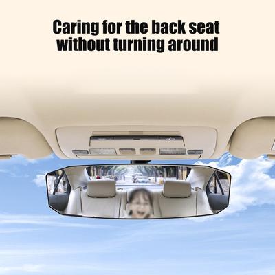 Rearview Mirror Replacement Auto Supplies Wide Rear View Mirror For RVs Trucks Sedans SUVs Trailers Urban Areas School Zone