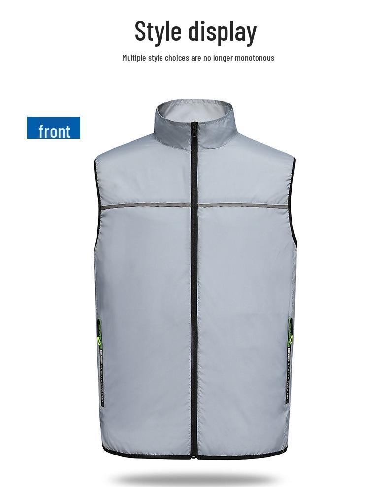 Summer Cooling Vest: Cross-Border Japan-Korea Style, Sleeveless, Heatstroke Prevention, Ideal for Outdoor Activities and Fishing.