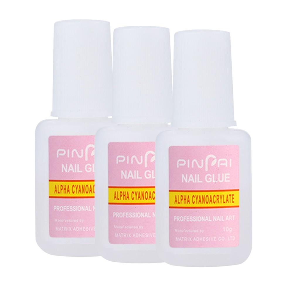 

10 г клея с кистью на прочном клее Lady Girl Поддельный акриловый ложный наконечник 10ml