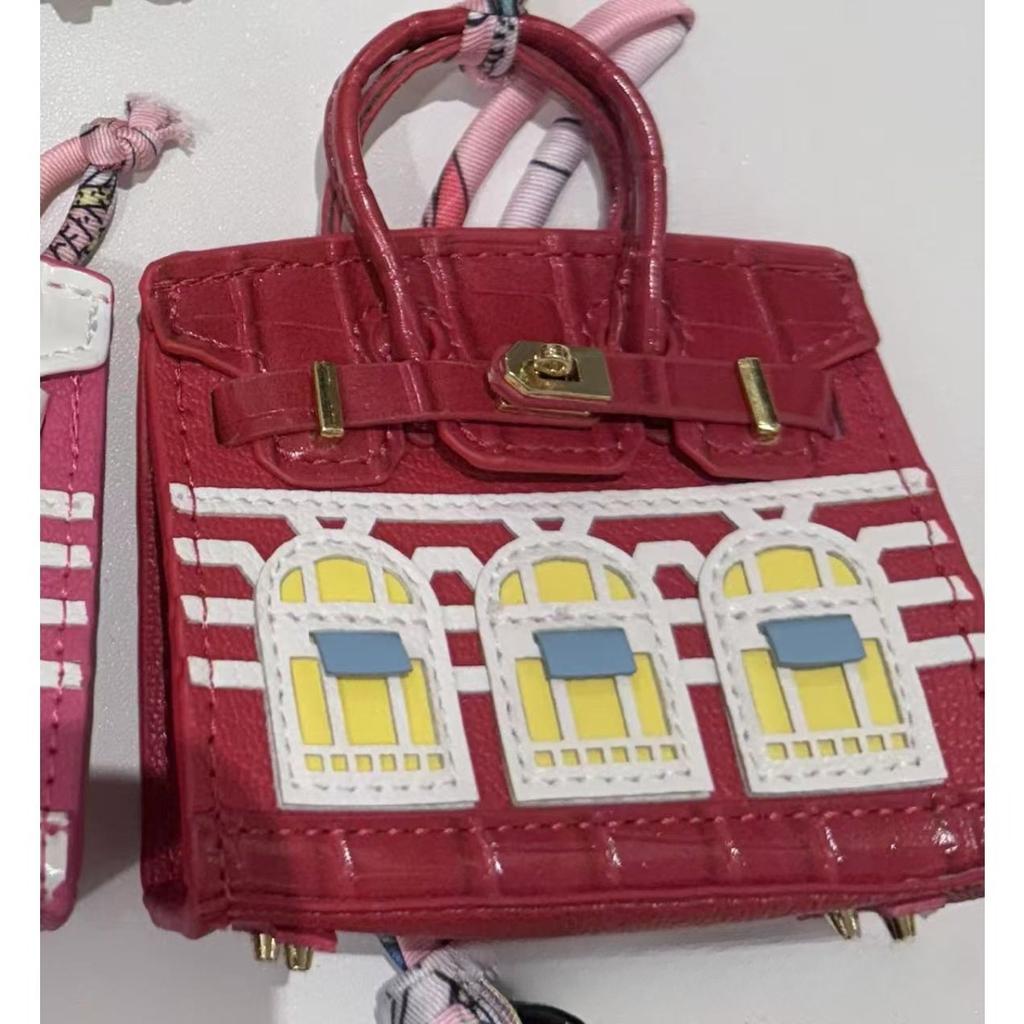 Mini Platinum House Pendant Cute Live Blind Box Pairing Pendant Car Key Pendant Headphone Bag Coin Purse