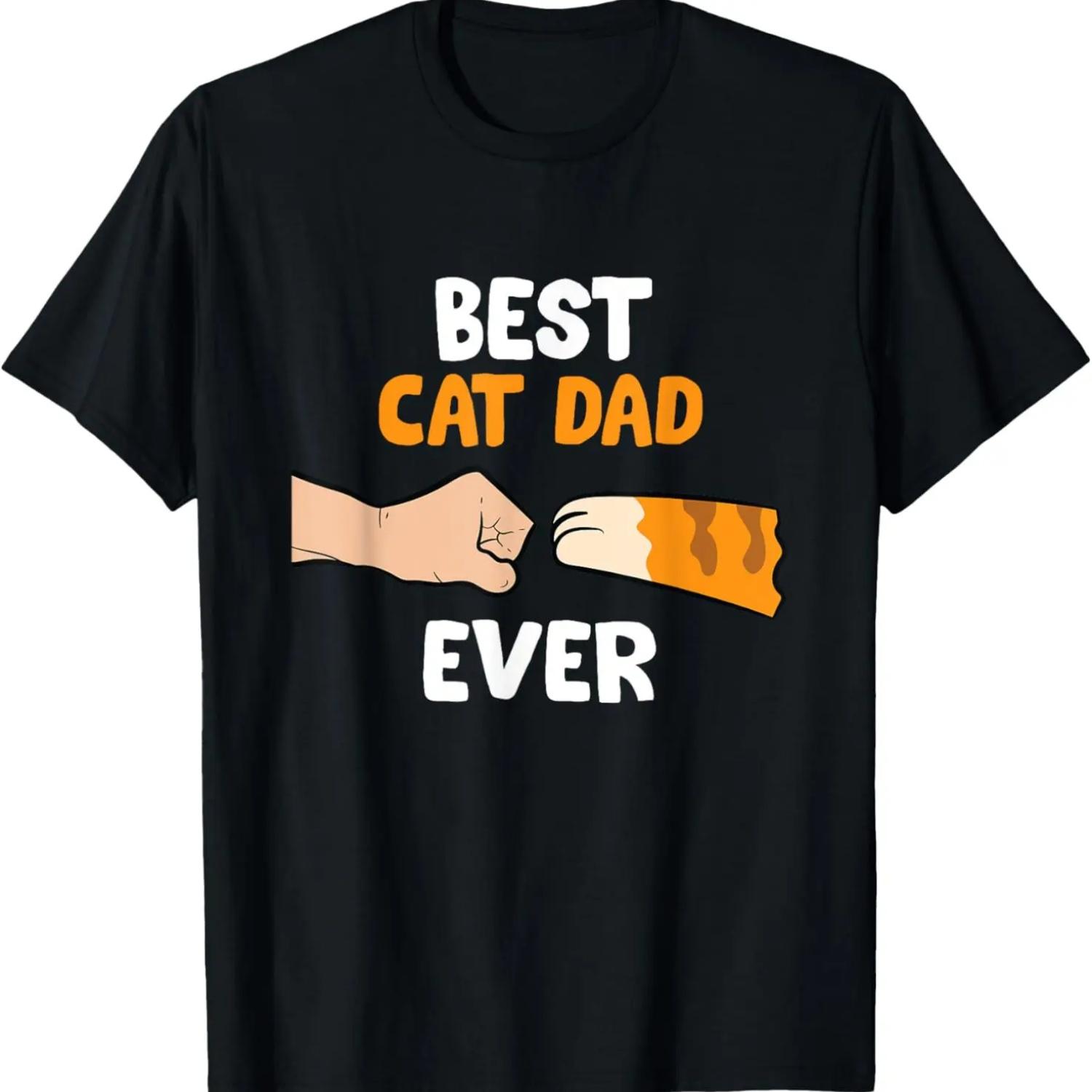 

Best Cat Dad Ever T-Shirt XXXXXL чорний