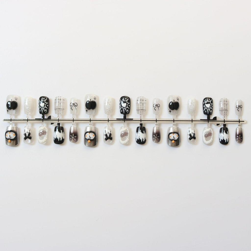 3D Sweet Cat Eye Wearable Nails – High-End Whitening Nail Art Patches