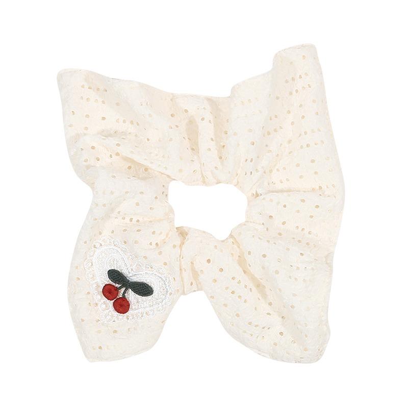 1PCs New Style Heavy Hand Made Milk Blue Check Love Lace Four Layer Large Bowel Hair Circle Sweet Ballet Ball Rope