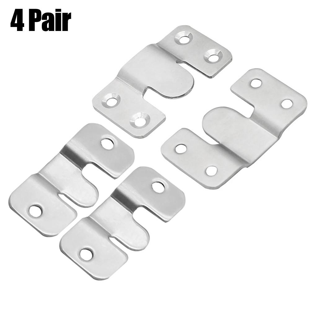 Conector de Sofá de Acero Inoxidable para Sofás Modulares, Marcos de Fotos y Cabeceros