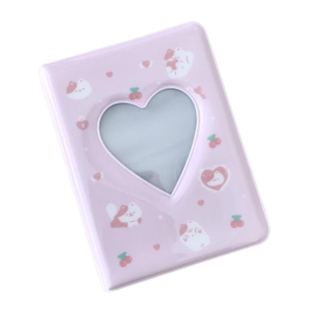 3 inch Photo Album Photocard Sleeves 20 Sheets 40 Pockets Lightweight Cards Binder Photocard Holder Book for Anniversary Gifts