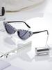 Cross-Border Cat Eye Pearl Letter Party Glasses