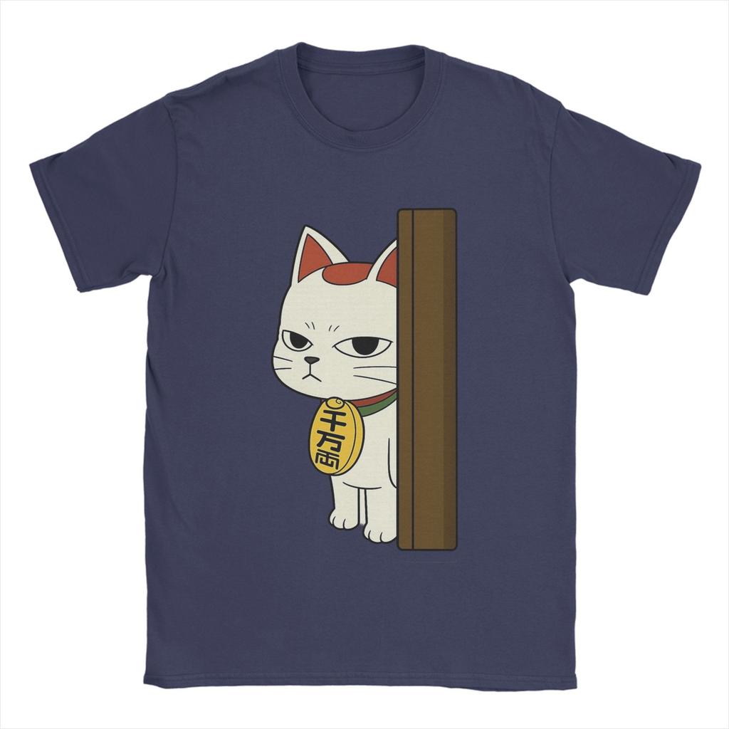 Novelty Anime Dandadan Turbo Granny Cat T-Shirt for Men Crewneck Pure Cotton T Shirts  Short Sleeve Tees New Arrival Clothes