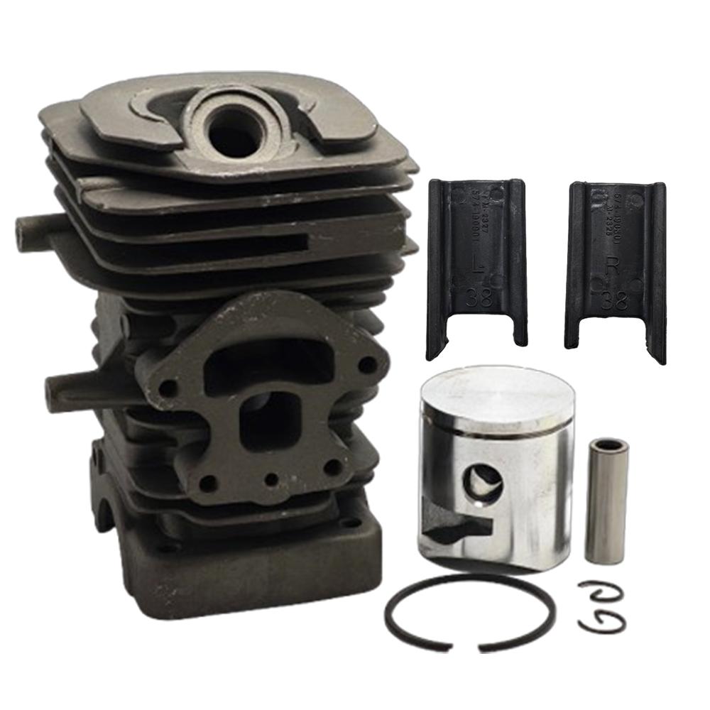 39mm Cylinder Piston Set for Husqvarna 240 240E 235E 235 236 236E Crank Bearing Seal Gasket Kit Chainsaw AV Buffer Mount Spring