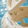 Inflatable Baby Swim Ring with Canopy Thickened Water Float Seat for Toddlers Adjustable Sunshade Pool Float Ring
