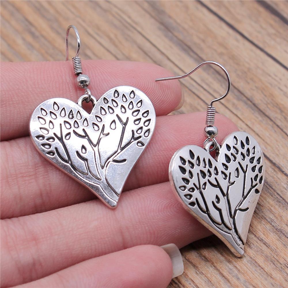 Tree Earring Women Drop Earrings Round Tree Dangle Earrings Women Fashion Jewelry Gift For Women