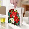 Christmas DIY 5D Diamond Painting Towel Holder Kit Diamond Painting Acrylic Art Paper Towel Holder Kit for Home Decor