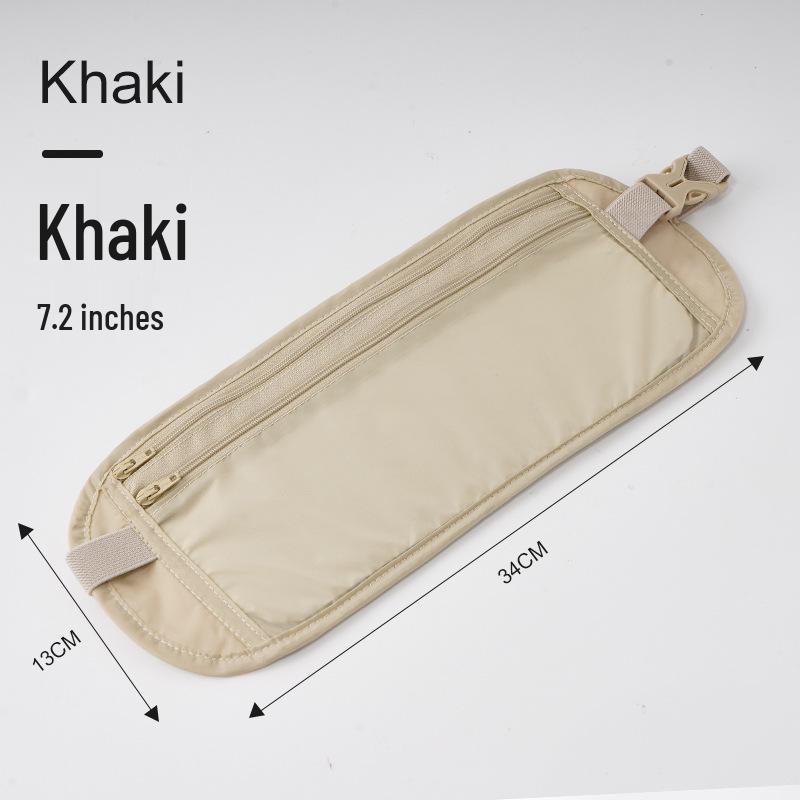 Unisex Anti-Theft Passport Waist Bag for Travel and Sports - Slim, Invisible, Secure
