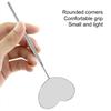 Heart Shaped Lash Mirror Professional Portable Stainless Steel Makeup Eyelash Mirror for Lash Extension